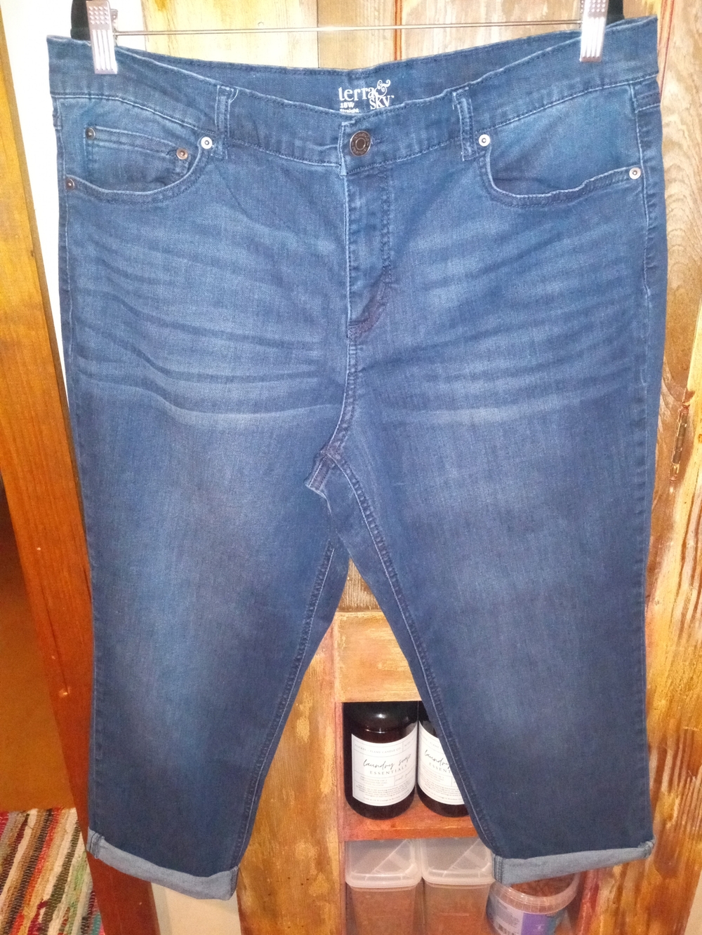Terra & Sky Women Indigo Blue Straight Jeans